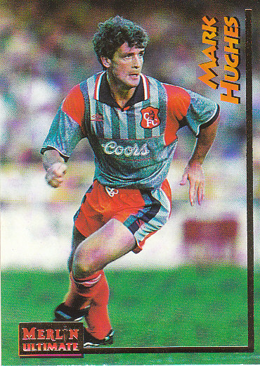 Mark Hughes Chelsea 1995/96 Merlin Ultimate #51